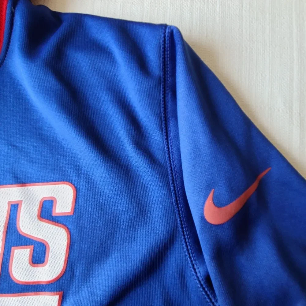 Nike New York Giants Therma-FIT Full Zip Hoodie Men's Small NFL Team Apparel